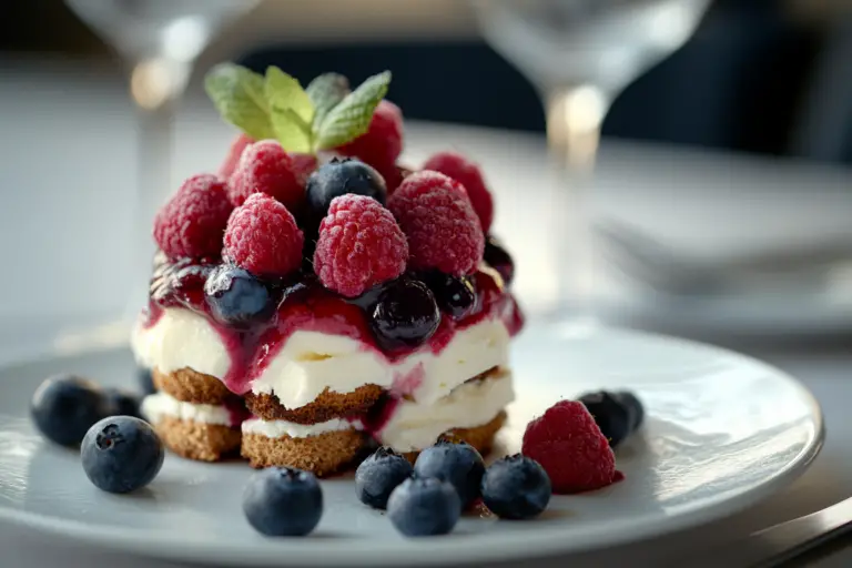 Berry Tiramisu Trifle