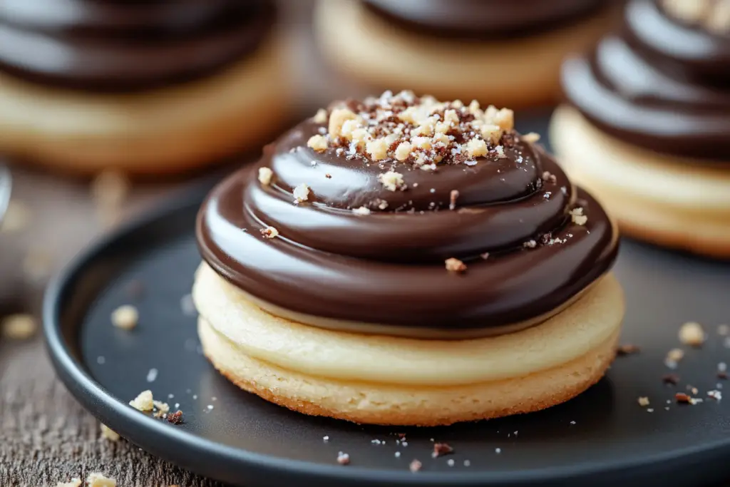 Mini Boston Cream Pie Cookies