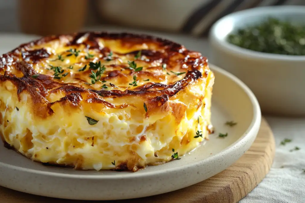 Baked Cottage Cheese Eggs