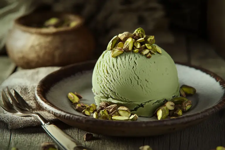 High Protein Pistachio Ice Cream