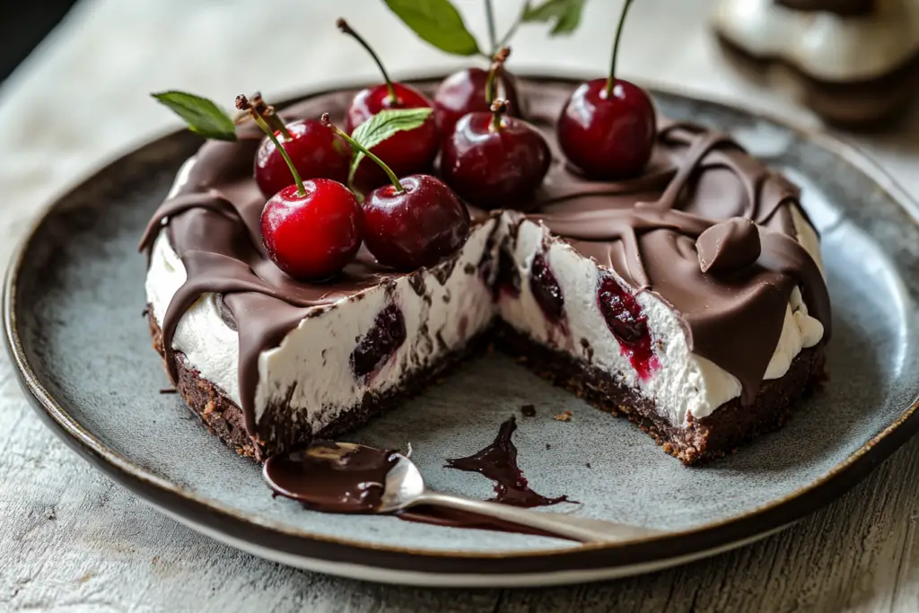 Cherry-Coconut Chocolate Torte