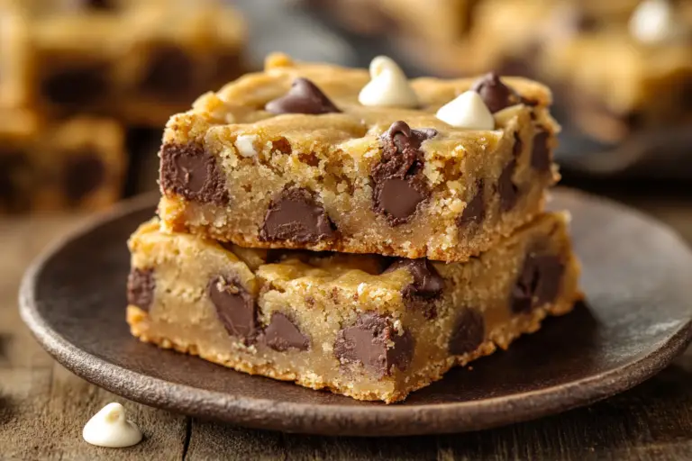 Chocolate Chip Cookie Dough Bars