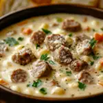Creamy Parmesan Italian Sausage Soup