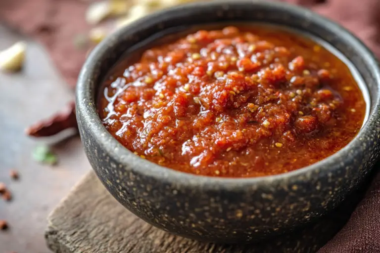 Homemade Chili Garlic Sauce