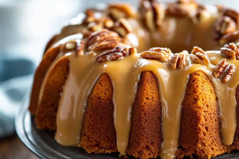 Pecan Praline Buttermilk Pound Cake
