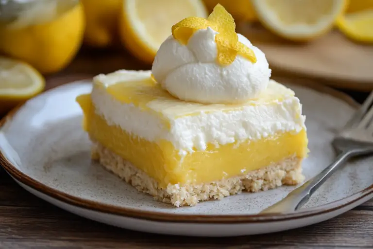 No-Bake Lemon Curd Dream Slice
