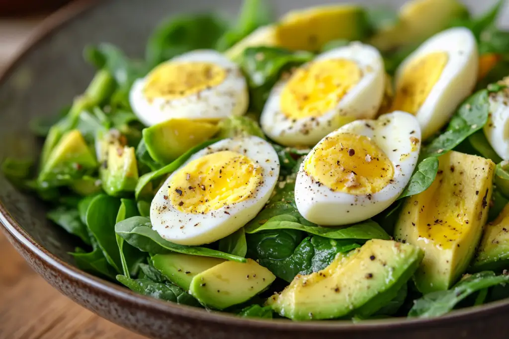 Avocado & Spinach Egg Salad
