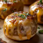Garlic Cheeseburger Bites