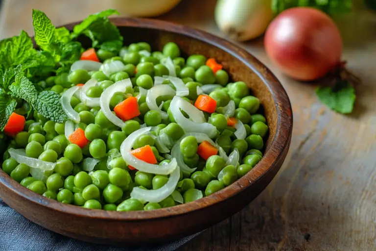 Minty Peas and Onions