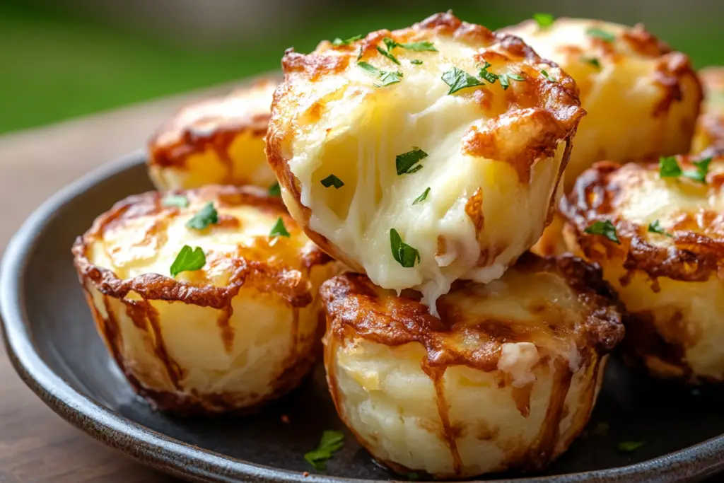 Cheesy Mashed Potato Puffs