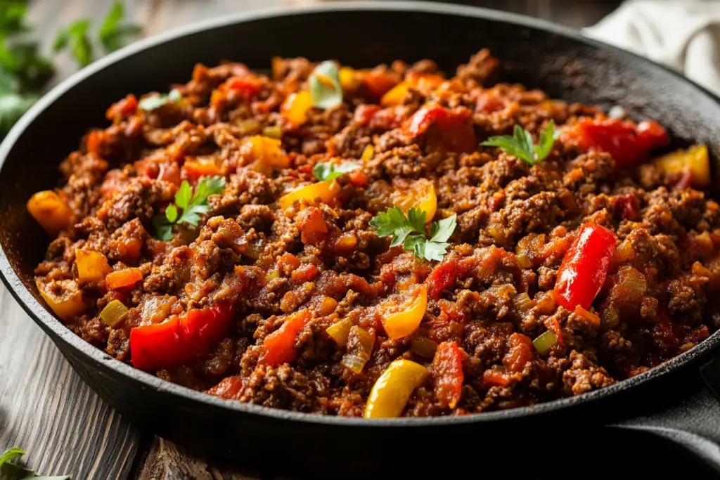 Unstuffed Pepper Skillet