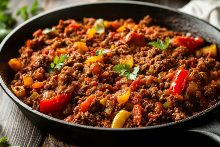 Unstuffed Pepper Skillet