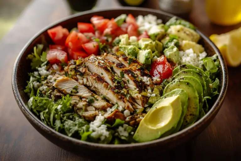 Grilled Chicken & Avocado Salad Bowl