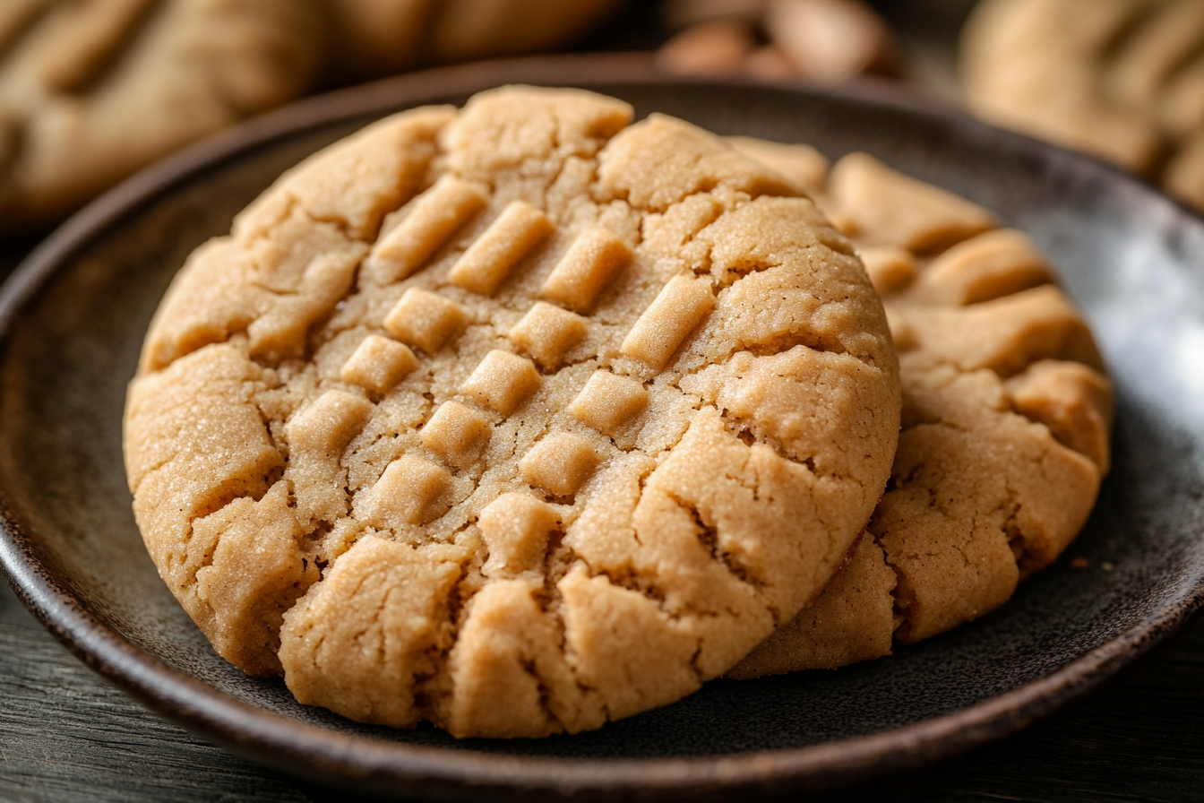 Thick & Chewy Peanut Butter Cookies