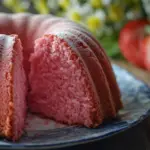 Strawberry Buttermilk Pound Cake