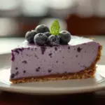 No Bake Blueberry Cheesecake