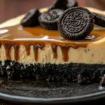 Caramel Reese’s Oreo Cheesecake