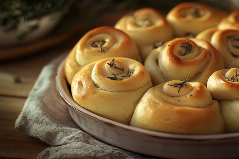 Grandma’s Rosemary Dinner Rolls