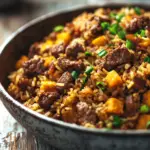 Onion Beef Fried Rice Recipe