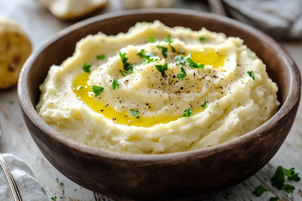 Easy Creamy Cauliflower Mashed Potatoes