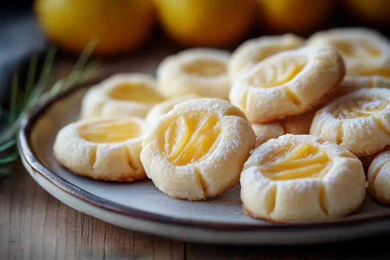 LEMON THUMBPRINT COOKIES