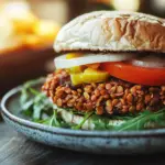 Mushroom Lentil Burgers