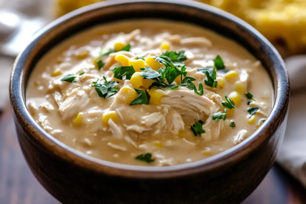 Slow Cooker White Chicken Chili