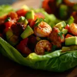 Healthy Taco Shrimp Lettuce Wraps