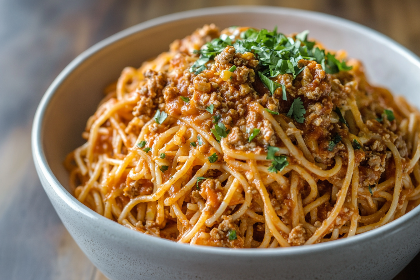Taco Spaghetti Recipe