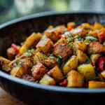 Pan-Fried Potatoes and Onions Hash