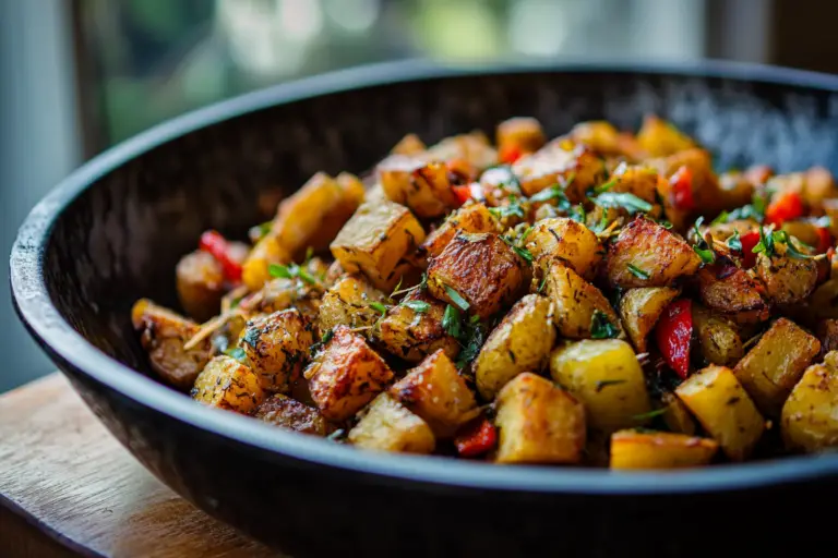 Pan-Fried Potatoes and Onions Hash