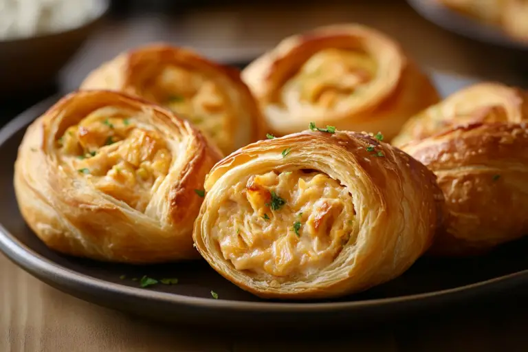 Buffalo Chicken Dip Croissants