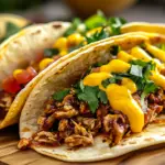 Garlic Butter Honey BBQ Chicken Tacos