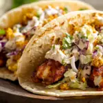 Southern Catfish Tacos with Crunchy Slaw