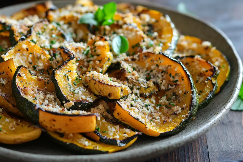 CRISPY PARMESAN ROASTED SQUASH