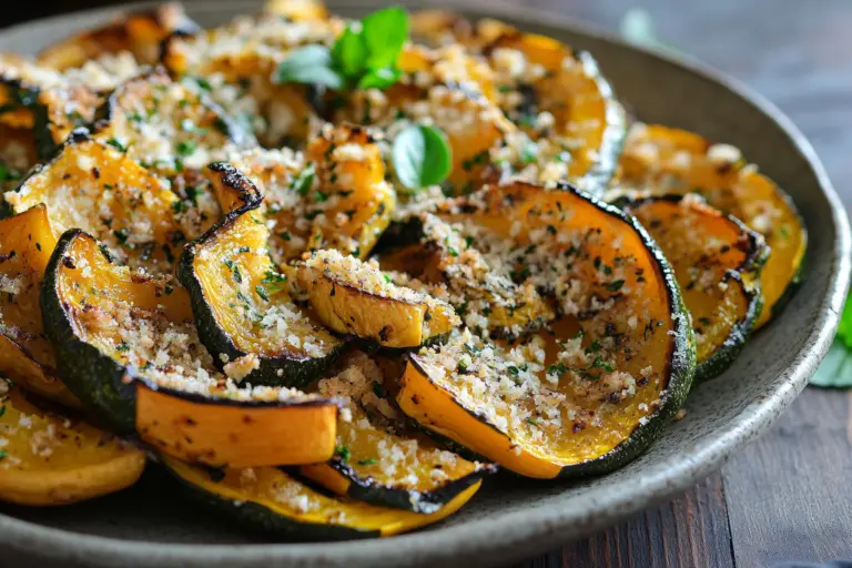 CRISPY PARMESAN ROASTED SQUASH