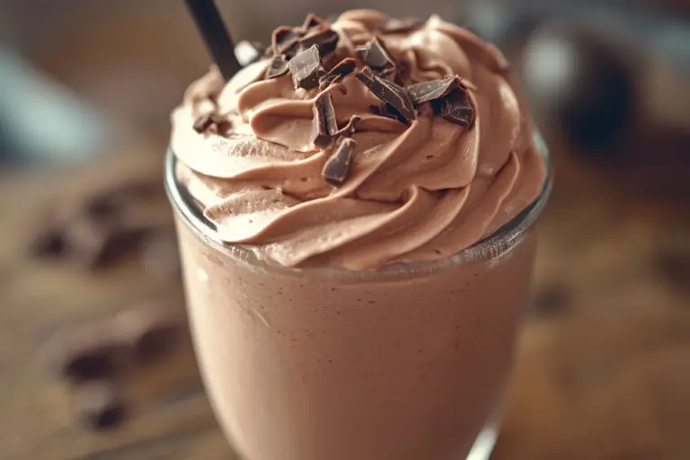 Homemade Chocolate Frosty