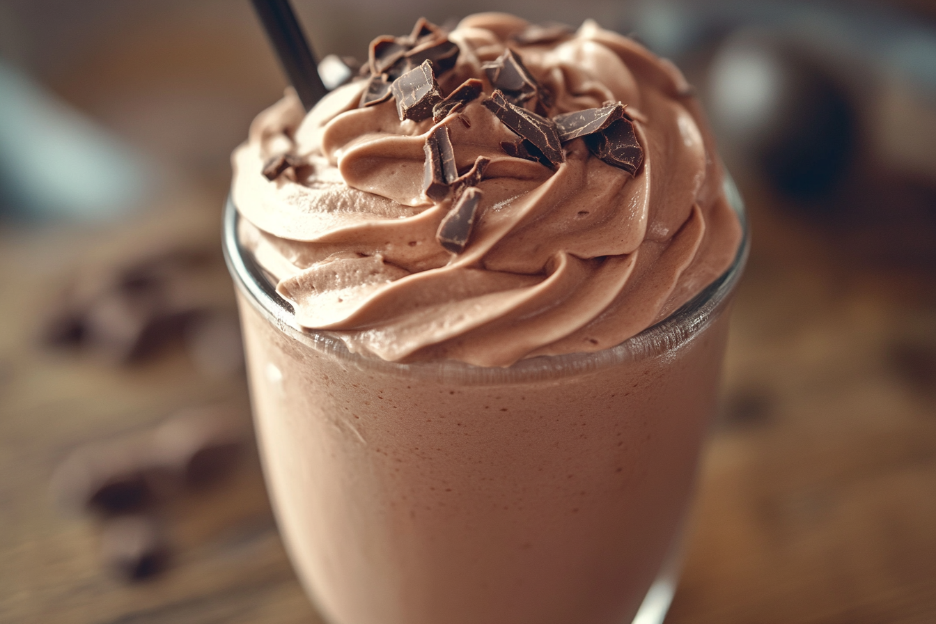 Homemade Chocolate Frosty