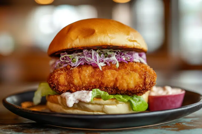 Crispy Fried Cod Sandwich