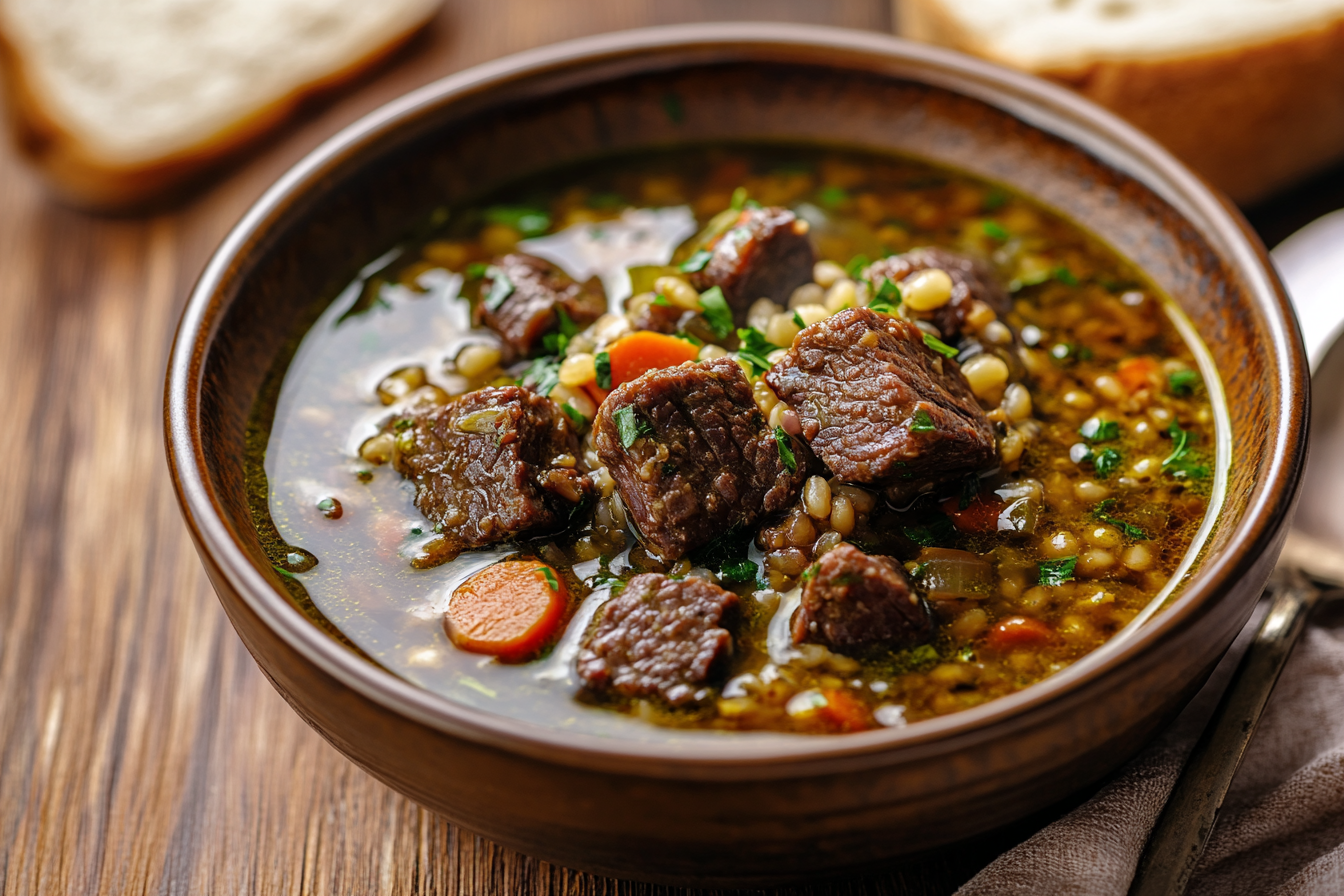 Hearty Beef Barley Soup