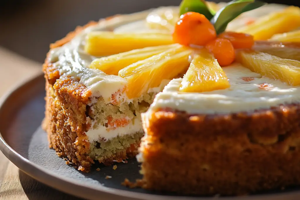 Hawaiian Carrot Pineapple Cake