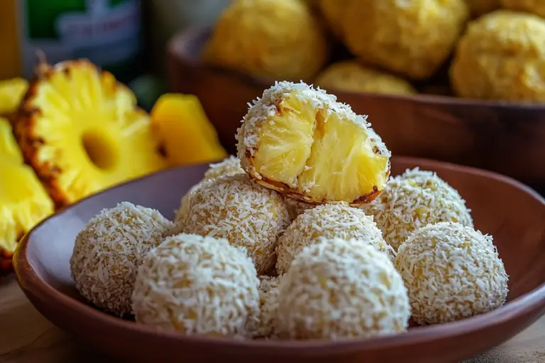 Pineapple Coconut No-Bake Balls