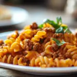Quick Sloppy Joe Pasta Casserole