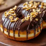 Peanut Butter Reese’s Donut Sandwiches