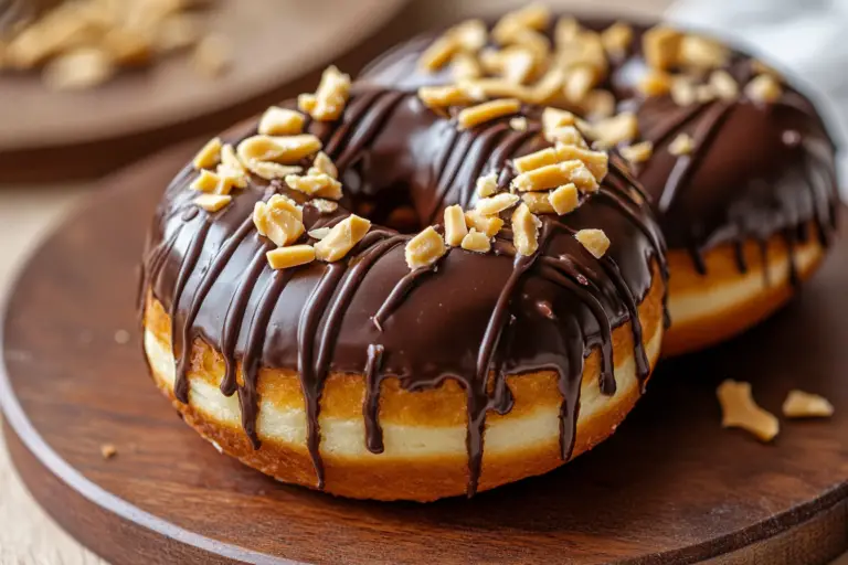 Peanut Butter Reese’s Donut Sandwiches