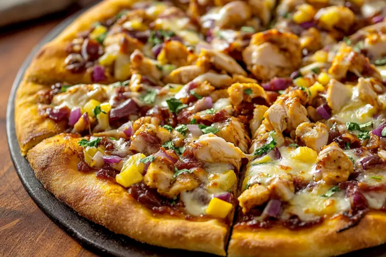 Crispy Cast-Iron BBQ Chicken Pizza