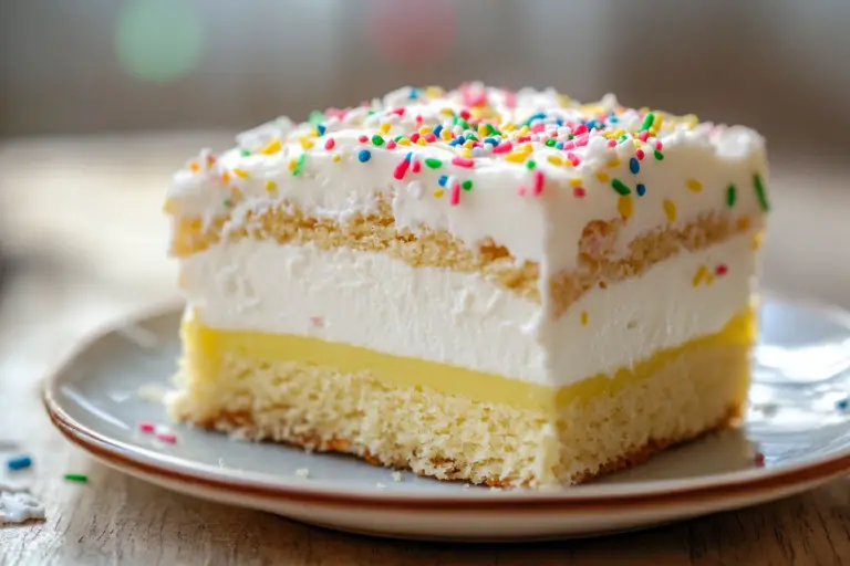 No Bake Birthday Cake Delight
