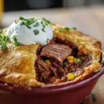 Short Rib Chili Pot Pie