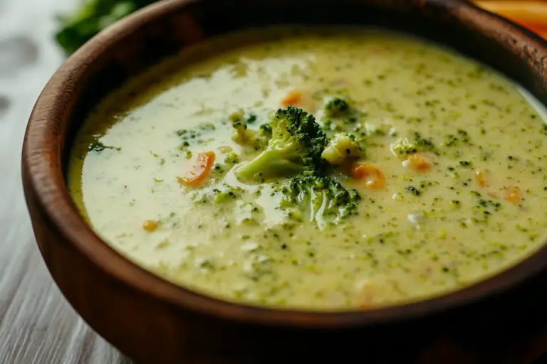 High-Protein Broccoli Cheddar Soup