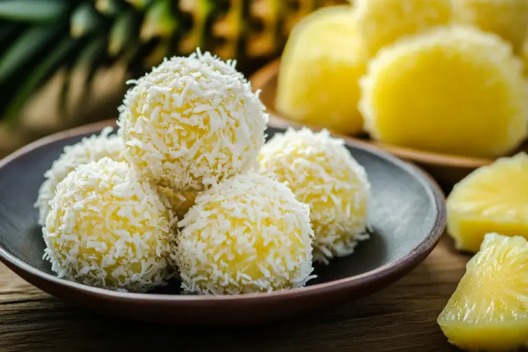 Pineapple Coconut No-Bake Balls